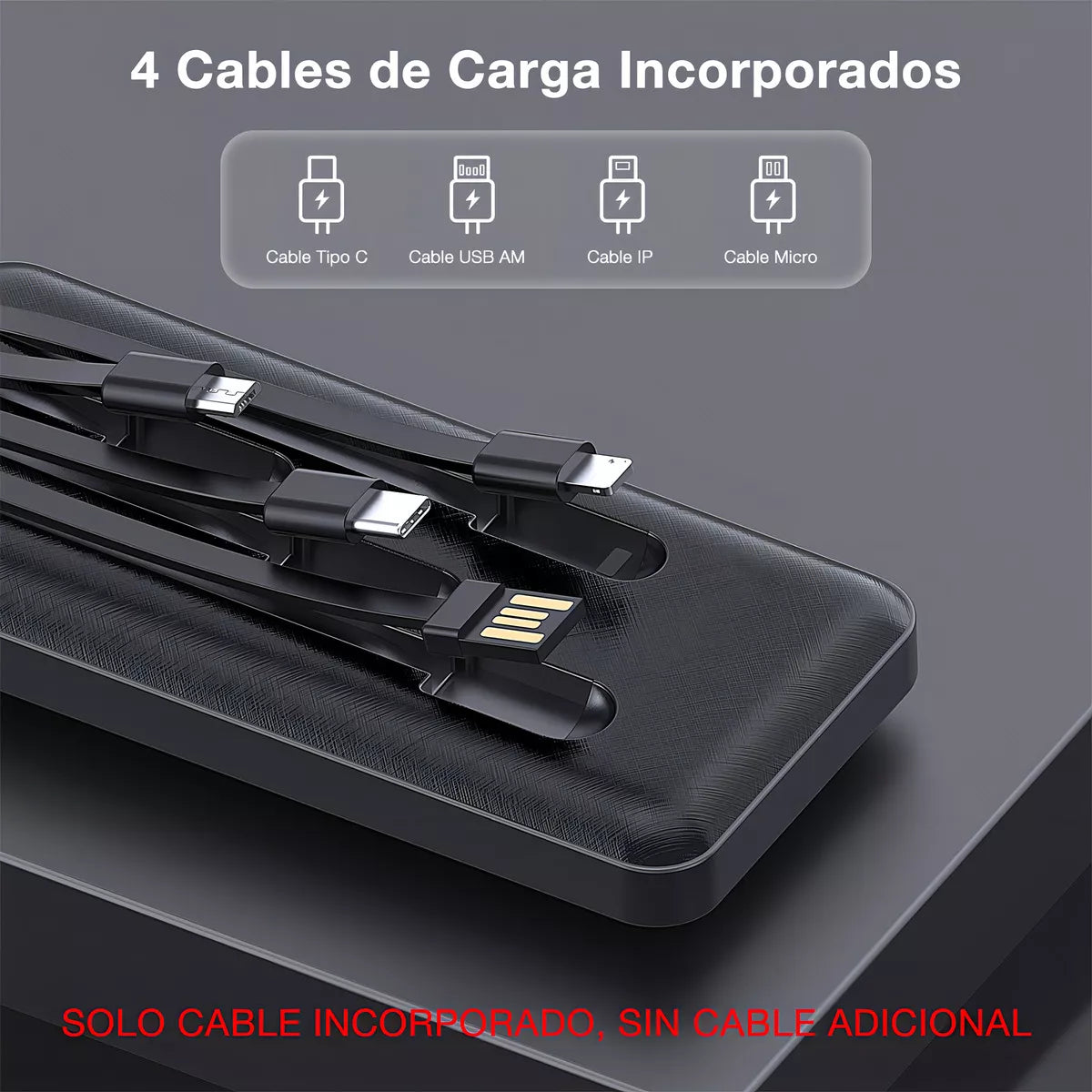 Batería Portátil 1 HORA 10000 mAh y 20000 mAh