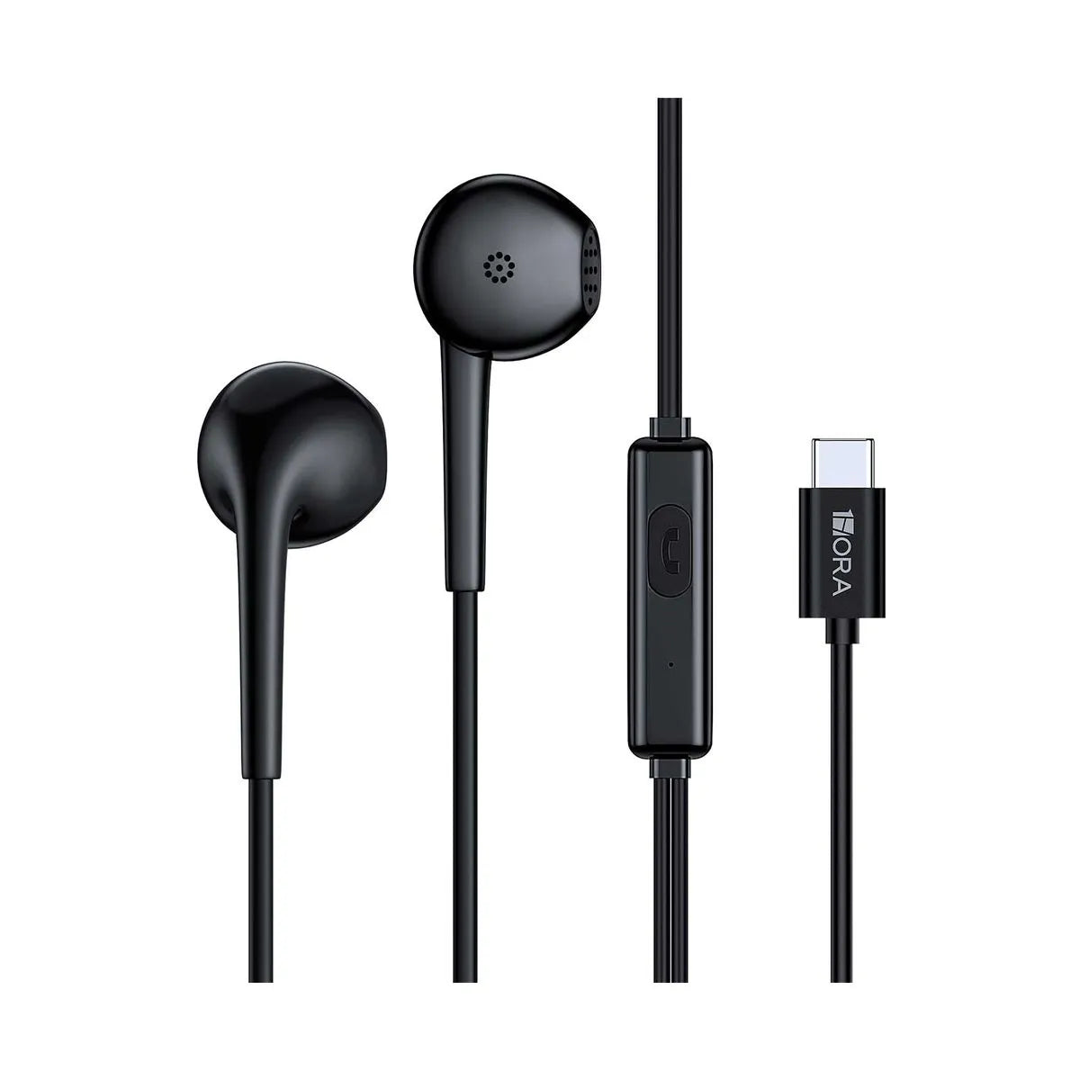 Audífonos Alámbricos 1 HORA  AUT124 USB-C – Micrófono & Control
