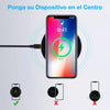 Cargador Inalámbrico de 15W 1Hora - Carga Rápida
