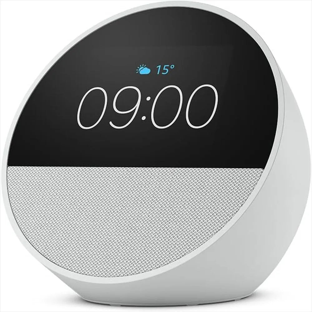 Amazon Echo Spot – Reloj Despertador Inteligente con Alexa y Sonido Vibrante