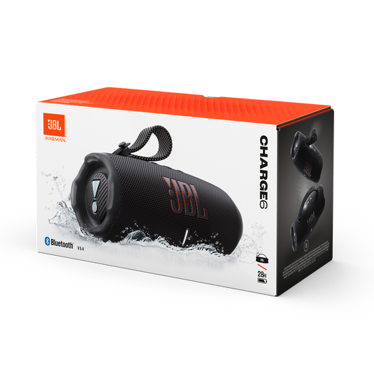 JBL Charge 6 – Altavoz IP68, 28 h batería y banco de energía
