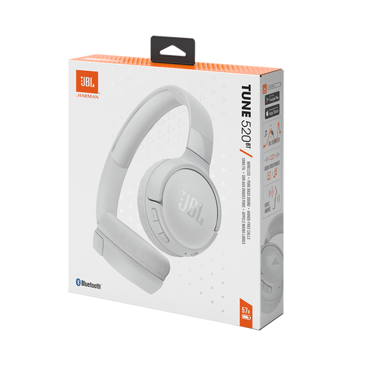 JBL Tune 520BT – Auriculares On-Ear 57 h, Bluetooth 5.3