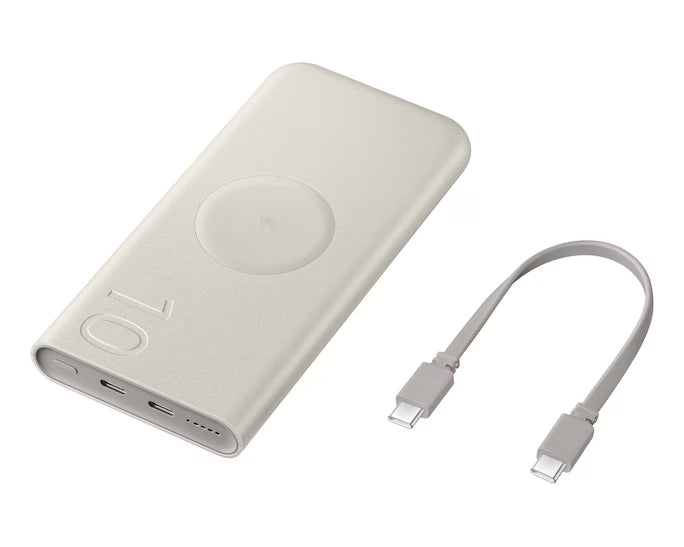Samsung Wireless Battery Pack 10 000 mAh – Carga Inalámbrica & Cable USB-C